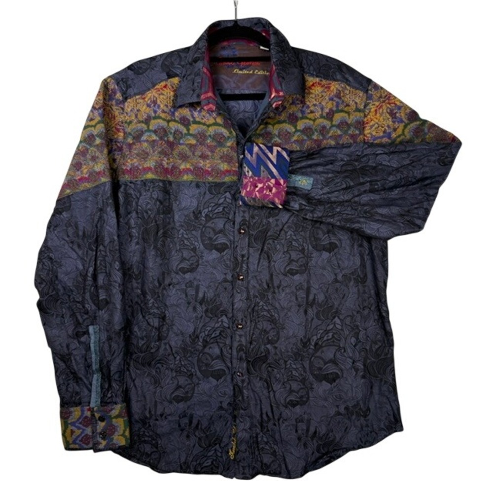 NWOT Robert Graham Paradise Valley Limited Edition Shirt Rare Tapestry Yoke XL
